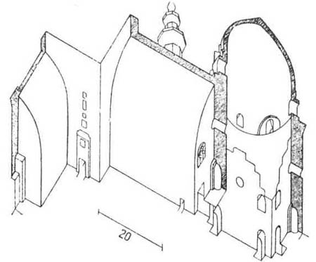 Архитектурные памятники мусульманской архитектуры. Самая древняя сводчатая мечеть —  мечеть Хассана в Каире (1360)