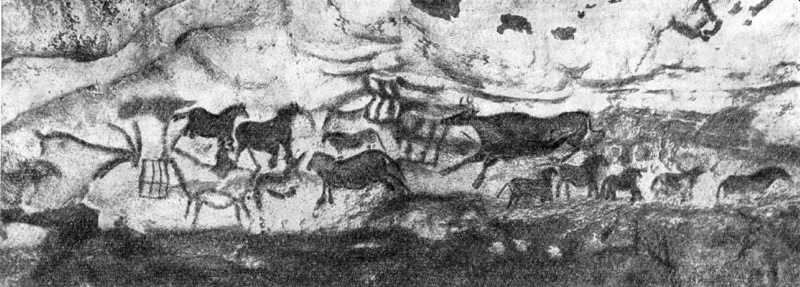 Полихромная живопись пещеры Ласко (Франция)