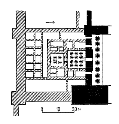 Мединет-Абу. Дворец Рамсеса III