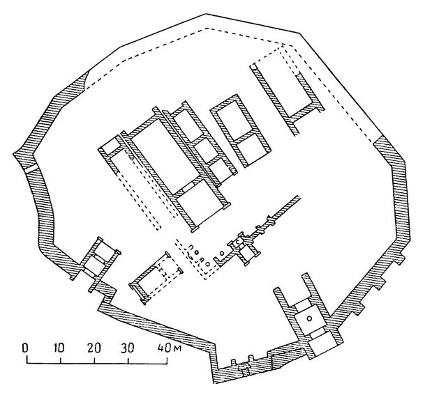 Троя II, III тысячелетие до н. э., генеральный план