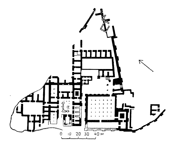 Арин-берд, VIII в. до н. э. Общий план цитадели