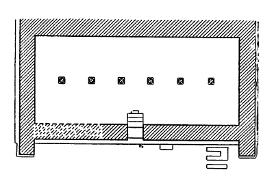 Мцхета. Акрополь Армазцихе, II в. до н. э.  - I в. н. э. Колонный зал дворца. План