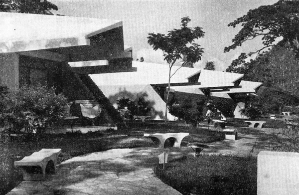 Провинция Пинар-дель-Рио. Туристский центр Сороа. 1960 г. Фрагмент застройки