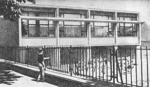 Секешфехервар. Здание детского сада. Архит. И. Ференц. 1960 г. Общий вид