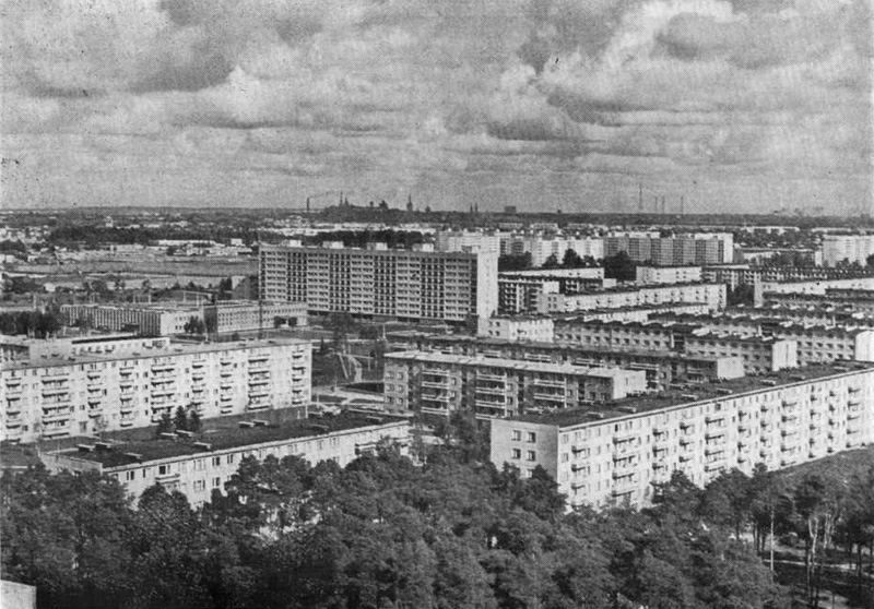 Таллин. Жилой район Мустамяэ. 1961—1970 гг. Архитекторы В. Типпель, Г. Каллас