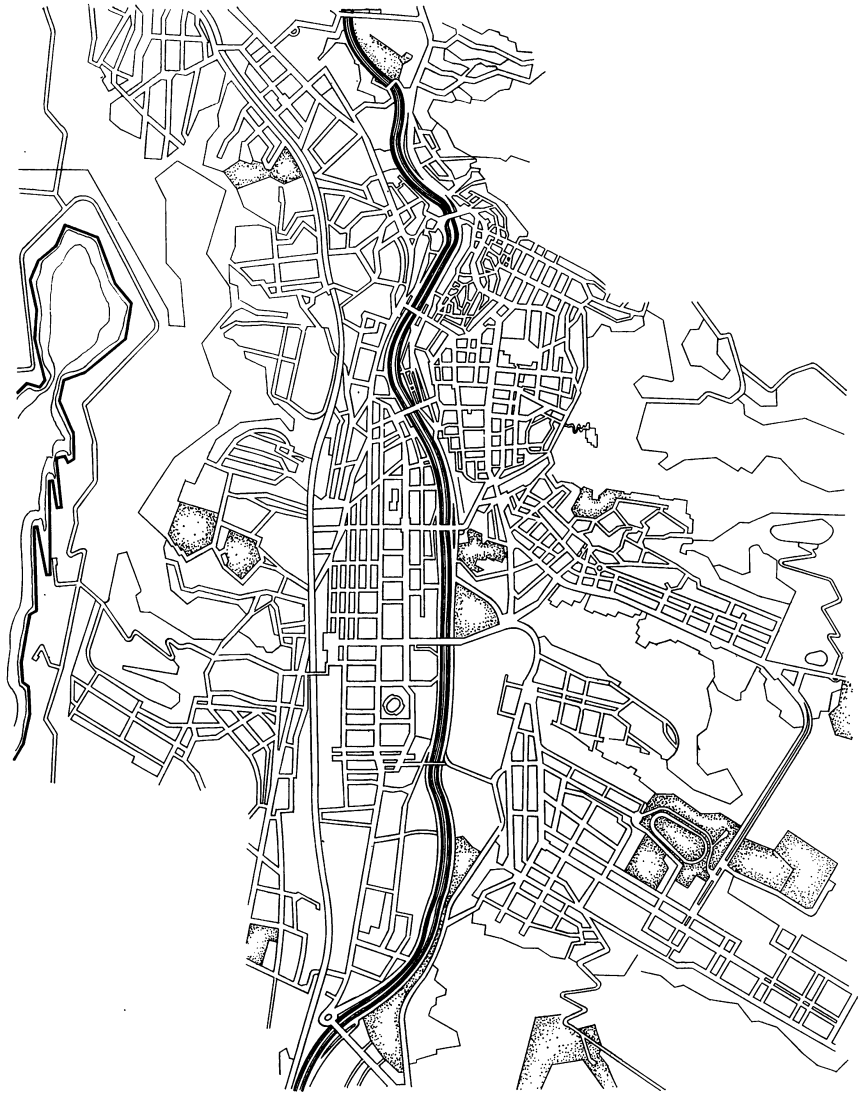Тбилиси. Схема планировки. 1970 г.