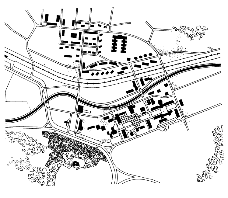 Веленье. Схема планировки города