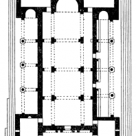 Храм Рипсиме близ Эчмиадзина. 618 г. План