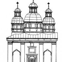 Часовня Трех святителей во Львове. 1578 г. Фасад