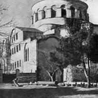 Церковь св. Ирины в Константинополе.30-е гг. 6 век. Вид с юго-востока