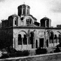 Церковь Апостолов (Сууксу-Джами) в Фессалониках. 1312-1315 гг. Вид с северо-запада