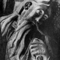 Пророк Исайя. Статуя портала церкви в Суйяке. Середина 12 в.