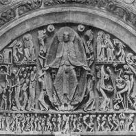Страшный суд. Тимпан собора в Отене. 1130-1140 гг.