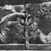 Ева. Рельеф с притолоки портала собора в Отене. 12 в. Отен, Музей