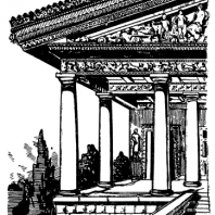 Этрусский храм. Реконструкция