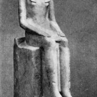 Статуя царицы Хатшепсут. Известняк. XVIII династия. Начало 15 в. до н. э. Нью-Йорк. Метрополитен-музей