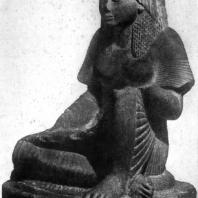 Статуя писца Хапи из Карнака. Красный песчаник. XIX династия. 13 в. до н. э. Каир. Музей