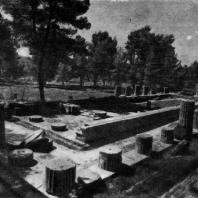 Храм Геры (Герайон) в Олимпии 7 в. до н. э.