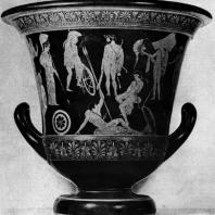 Кратер из Орвьето. Афина. Геракл и аргонавты. Около 450 г. до н. э. Париж. Лувр
