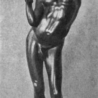 Мальчик-нубиец. Бронзовая статуэтка из Александрии. Париж. Национальная библиотека