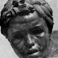 Мальчик на лошади. Фрагмент бронзовой статуи, найденной в море у мыса Артемисион. Конец 2 в. до н. э. Афины. Национальный музей
