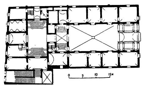 Барокко в архитектуре Италии. Флоренция. Палаццо Хименес, 1620 г., Г. Сильвани. План