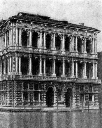 Барокко в архитектуре Италии. Венеция. Палаццо Пезаро, после 1660 г., Б. Лонгена