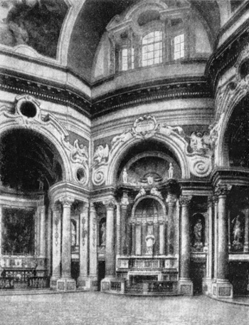 Барокко в архитектуре Италии. Турин. Церковь Сан Лоренцо, 1668—1687гг., Г. Гварини. Интерьер
