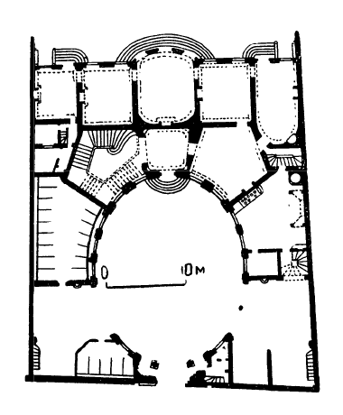 Архитектура Франции. Париж. Отель Амело, 1710—1713 гг., Ж. Боффран. План