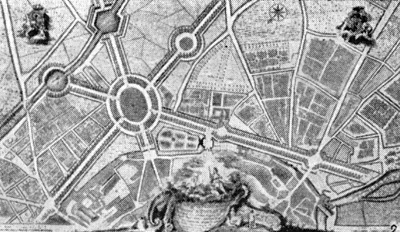 Архитектура Франции. Тулон, променады, 1750 г., Моран, проект