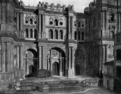 Архитектура Испании: Малага. Собор, заложен в 1528 г.; в начале XVIII в. В. Асеро перестроил главный фасад. Главный фасад