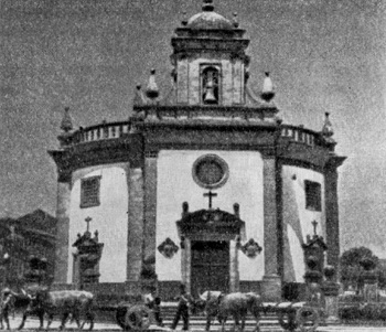 Архитектура Португалии: Барселос. Церковь Сеньор де ла Круш, 1683— 1734 гг., Ж. Антунши