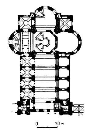 Архитектура Австрии: Зальцбург. Собор, 1614—1628 гг., С. Соляри. План