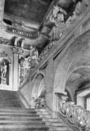 Архитектура Австрии: Вена. Дворец Даун-Кинских, 1713—1716 гг., И. Л. Гильдебрандт. Лестница