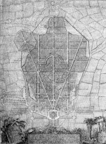 Архитектура Венгрии: Фертёт. Дворец Эстергази, 1764—1766 гг. Генеральный план
