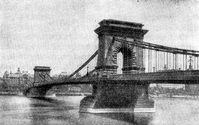 Архитектура Венгрии: Будапешт. Цепной мост, 1839—1849 гг., В.Т. Кларк