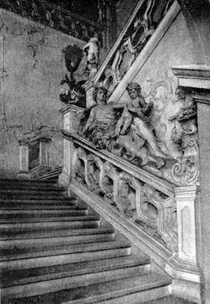 Архитектура Словении: Марибор. Замок, парадная лестница, XVIII в.
