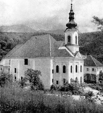 Архитектура Словении: Beлесова. Монастырь, 1770-е годы, Г. Мачек