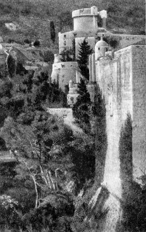 Архитектура Хорватии: Дубровник. Крепостные стены, середина XVII в., М. Држич