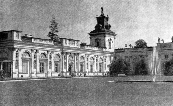 Архитектура Польши: Вилянув. Дворец, конец XVII в., Лоччи
