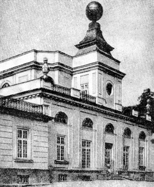 Архитектура Польши: Яблонна. Дворец, 1775—1779 гг., Д. Мерлини
