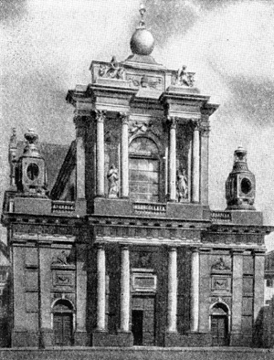 Архитектура Польши: Варшава. Церковь Кармелитов, 1777— 1789 гг., Е. Шрёгер