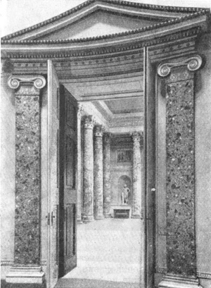 Архитектура Англии: Дербишир. Кедлстон-Холл, 1761—1765 гг. Д. Пэйн и Р. Адам. Интерьер
