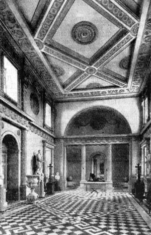 Архитектура Англии: Миддлсекс. Сайон-Хаус, 1762—1764 гг., Р. Адам. Интерьер