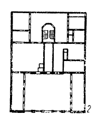 Архитектура Голландии: Делфт: 2 — Лейден, Суконная палата, 1640 г., А. ван Гравесанде, схема плана