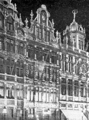 Архитектура Бельгии: Брюссель. Гильдийские дома на Большой площади, конец XVII — начало XVIII в.