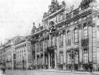 Архитектура Бельгии: Антверпен, королевский дворец, 1745 г., Я. П. Баурсхейдт