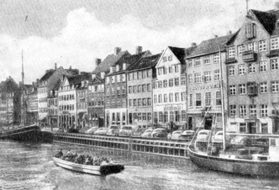 Архитектура Дании: Копенгаген. Новая гавань, XVII—XVIII вв. Жилые дома богатого купечества
