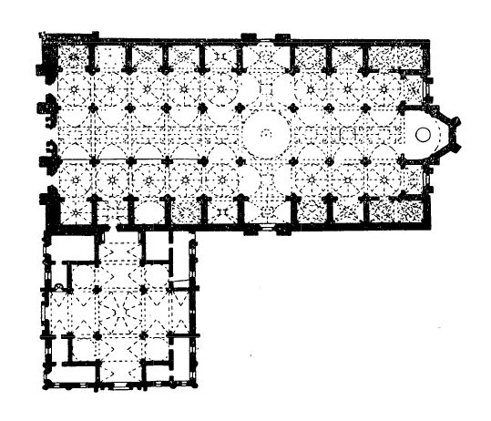Архитектура Латинской Америки: Мехико. Собор, 1563—1813 гг. План