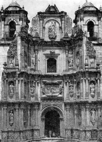 Архитектура Латинской Америки: Оахака. 1 — церковь Лa Соледад, 1690 г.